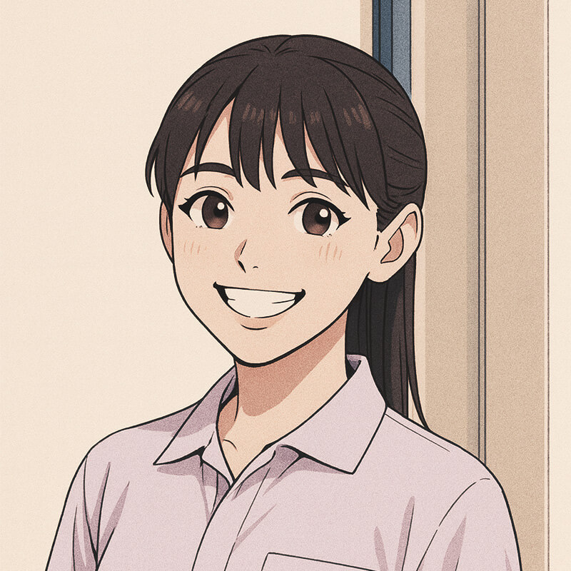 看護師の似顔絵